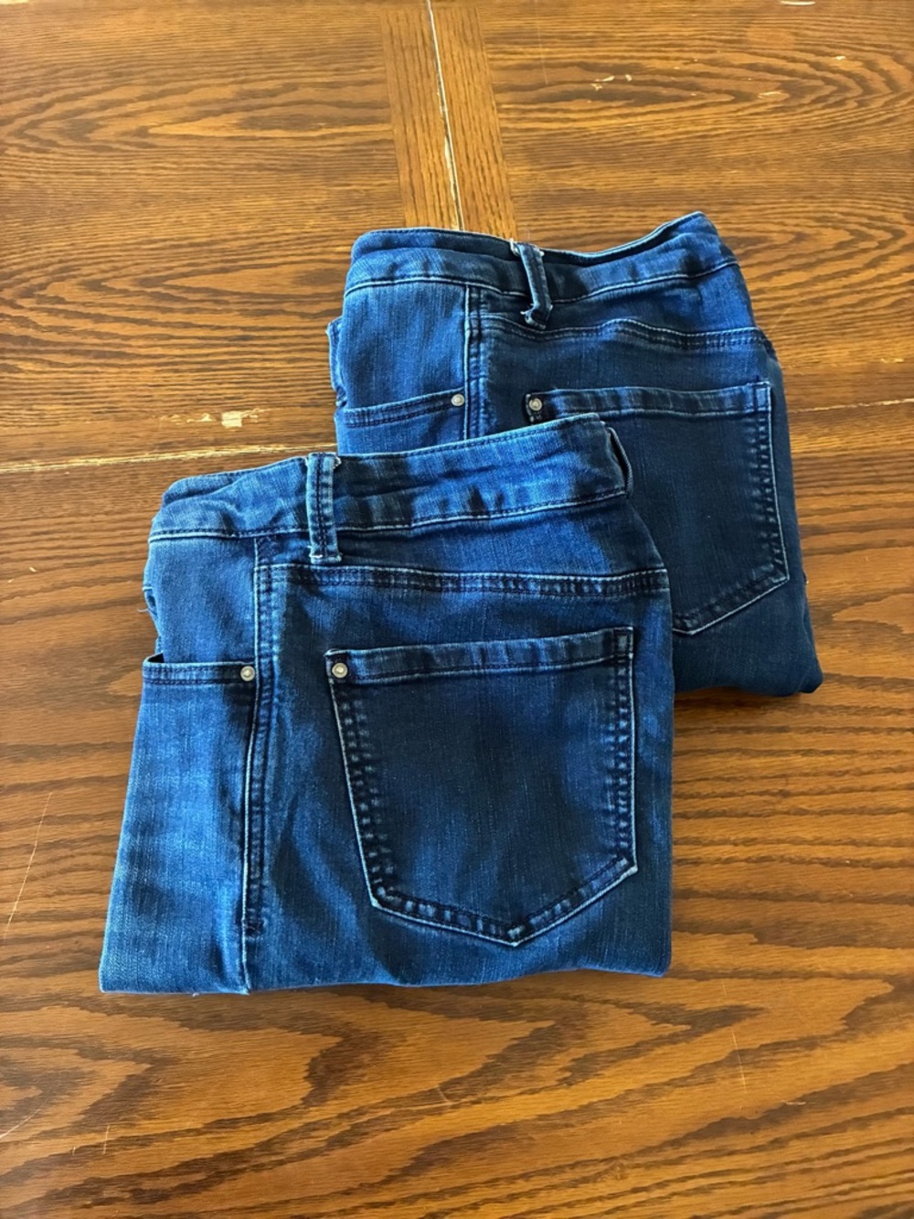2 Maurices Dark Women’s Denim Pant High-Rise Jeans lot Wash Size 10 Regular M